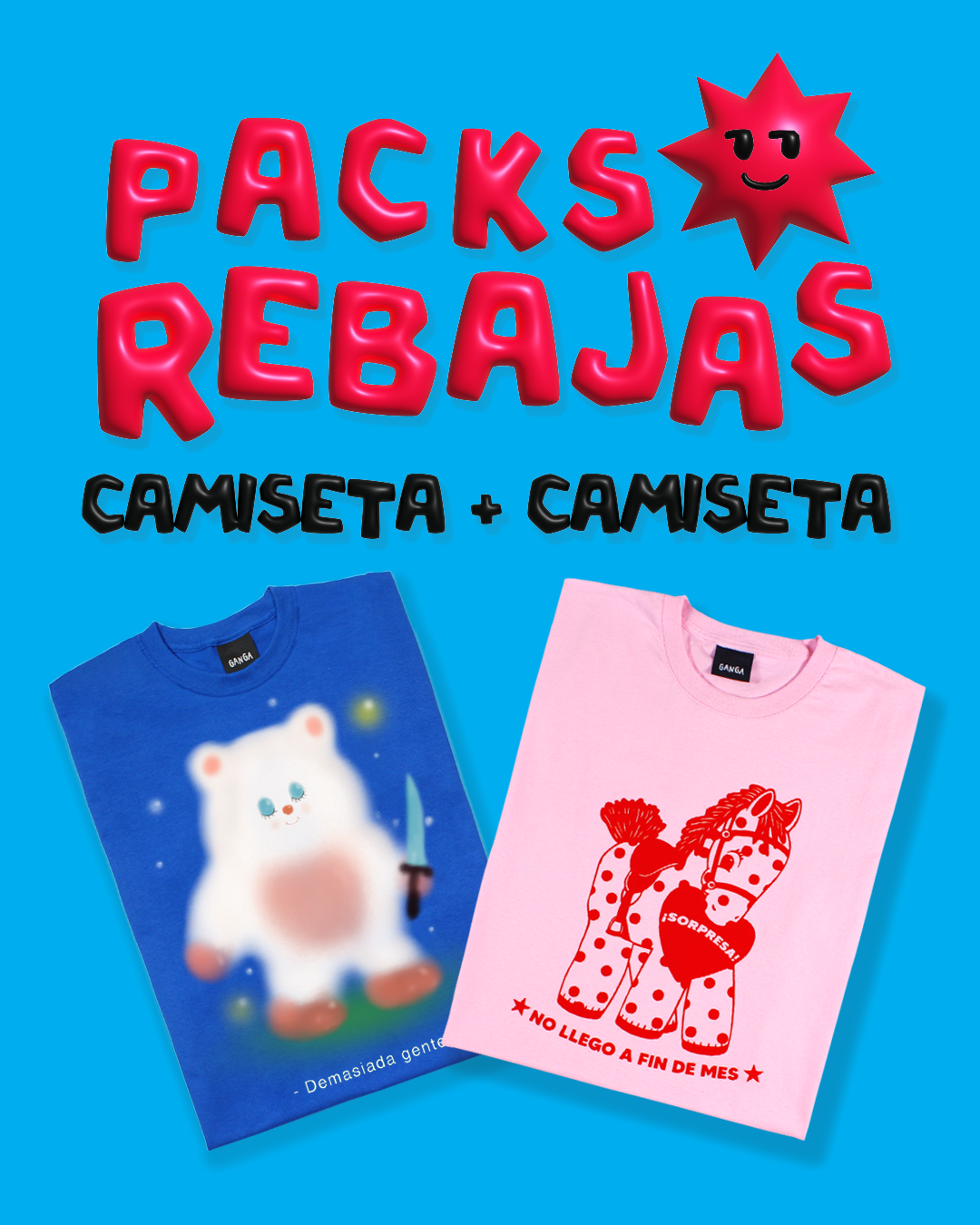 Pack camiseta + camiseta